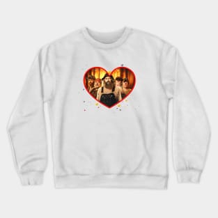 Mountain  Monsters Valentine Crewneck Sweatshirt